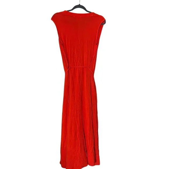 NWT Matilda Jane In Daydream The Breeze Maxi Dress Red Tie Waist Size Medium - Picture 2 of 5
